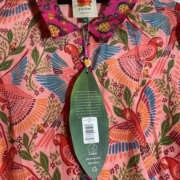 NWT FARM RIO Multicolor Maxi Dress - Picture 4 of 5